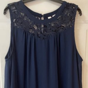 Blue Tacera Sleeveless Dress